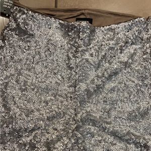 Brand new silver express sequin shorts